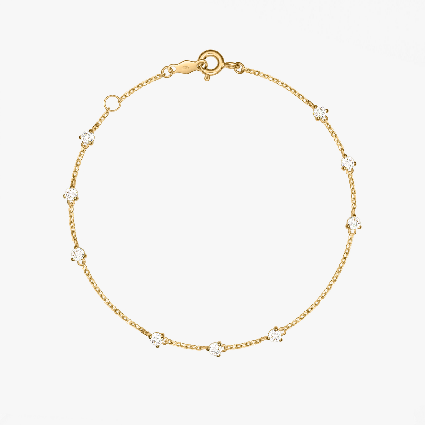 14K Gold Heart bracelet