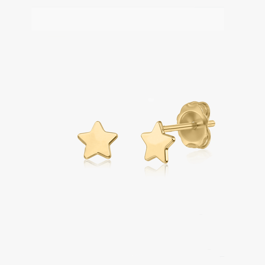 Cercei din aur 14K Gold Stars - Indira