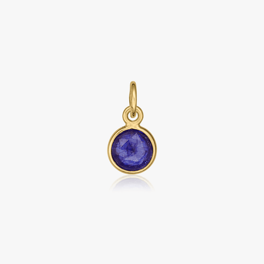 Pandantiv din argint Birthstone Golden September - Safir - Indira